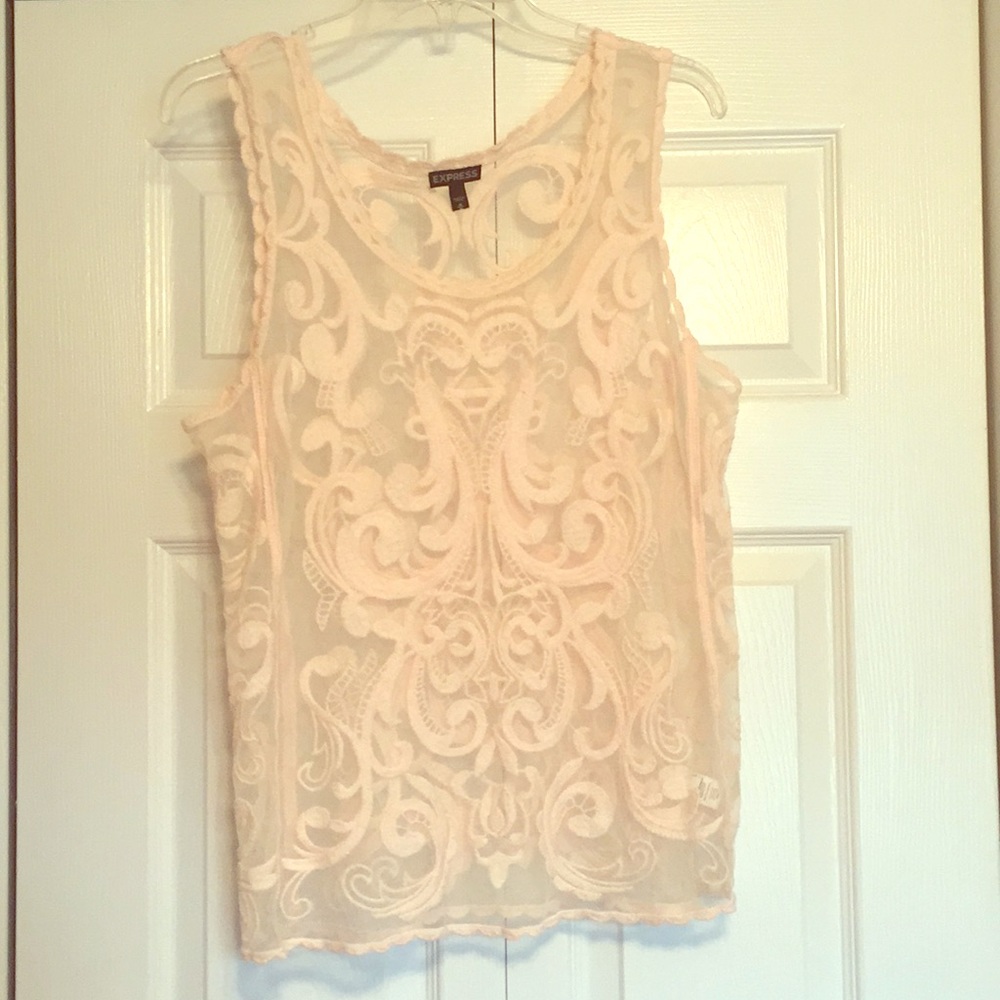 Ivory Lace Tank